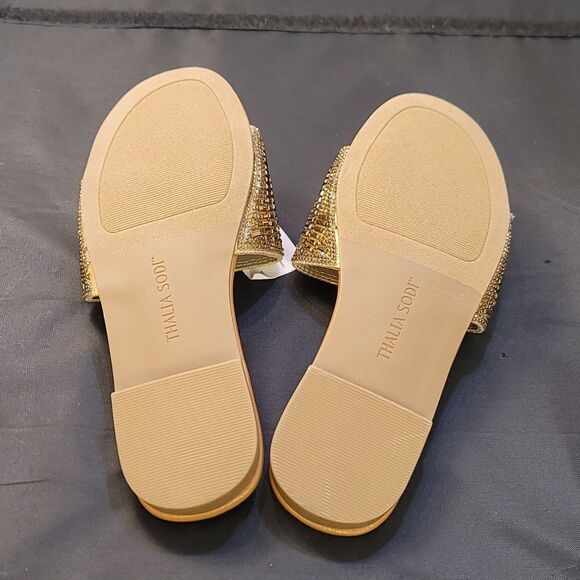 BRAND NEW THALIA SODI RHINESTONE EMBELLISHEDE WOMEN'S SLIDER G1 - Picture 13 of 15